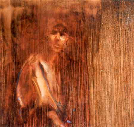 Bill Krebs, 1996, oil on canvas 38x38