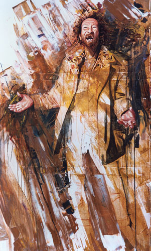 John the Baptist, 1990, Oil on canvas 88 x 53.5 inches