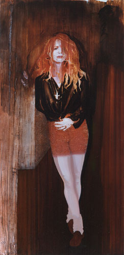 Mary Magdalene, 1991, Oil on canvas 88 x 44 inches