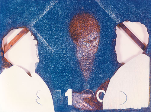 Wheel of Fortune, 1990, Oil on canvas 36 x 48 inches